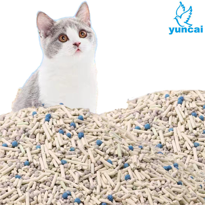 wholesale best clean anti smell high clumping mixed bentonite and tofu cat litter sand supplier litter cat