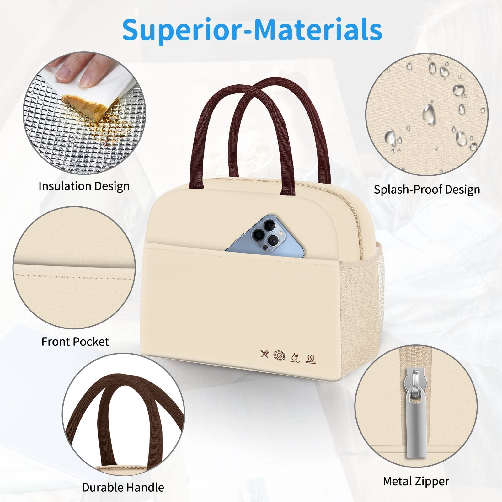 High quality insulated lunch bag soft cooler cooling bag for adult man