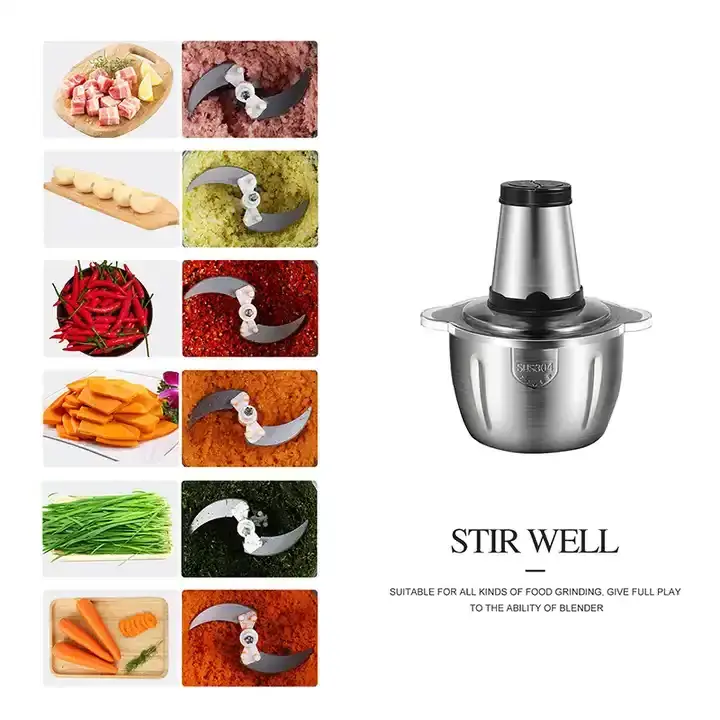 food processor meat grinder meat and vegetable chopper grinder manual meat grinder stainless steel