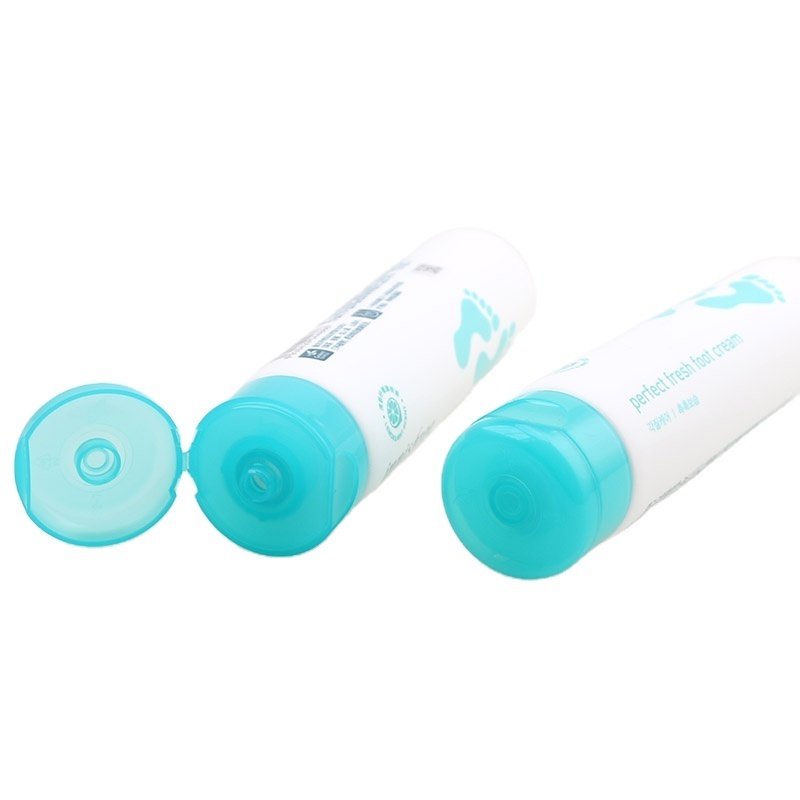 Eco-Frendly Transparent Empty Plastic PE Hand Cream Body Lotion Soft Cosmetic Packaging Squeeze Tube