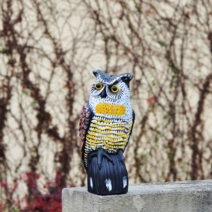 Exquisite Eagle Statue Plastic Home Decoration Owl Outdoor Garden Decor Plastic Eagle Hawk Owl Sculpture Scarecrow