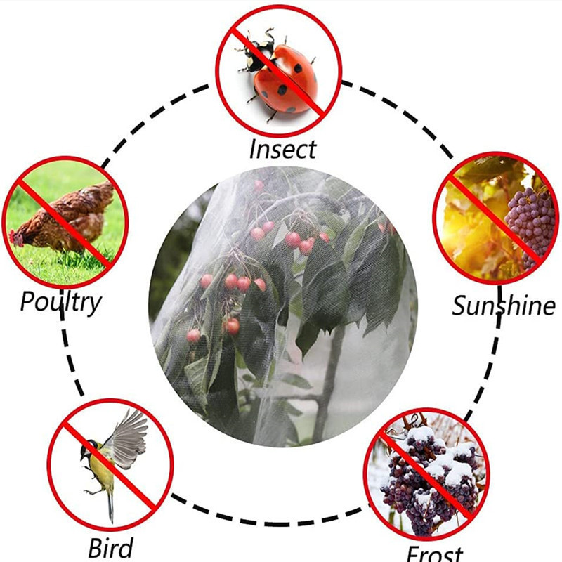 Fruit Saver Insect Net Bag Tree Defender Fruit Tree Insect Proof Nets Thicken Mosquito Bird Screen Garden Mesh