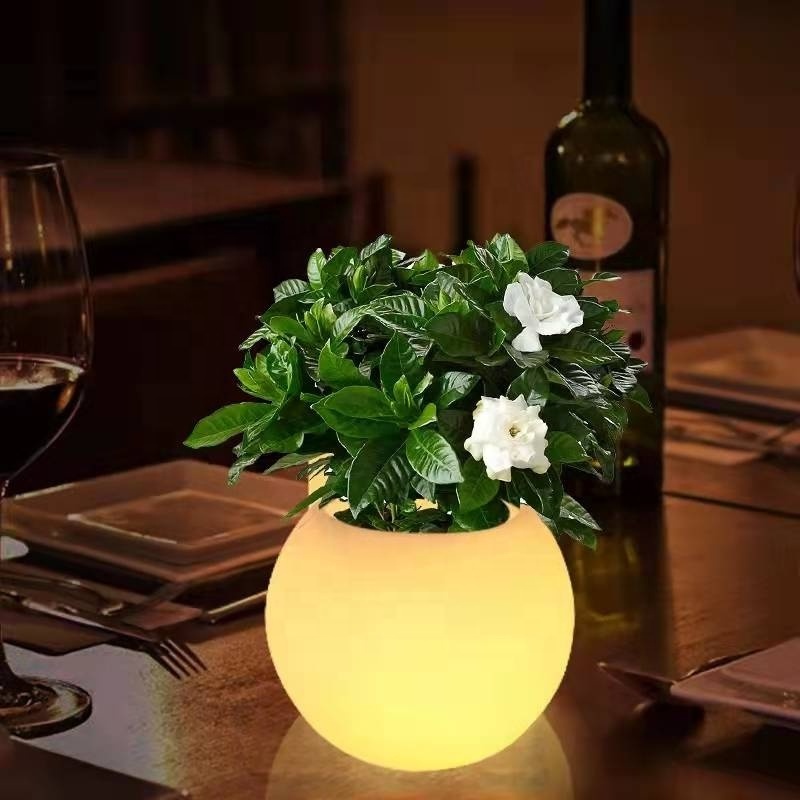 Lamp Post Pot Spot Outdoor Large Lights Sky Light Solar Planters Led Indoor Smart Garden Planter With Led