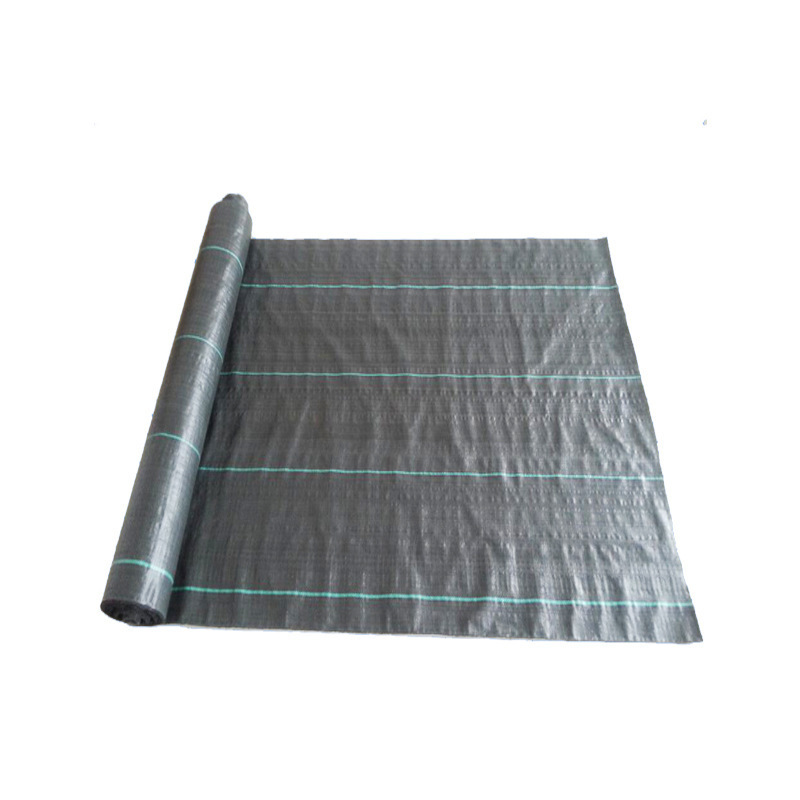 100% Anti Grass Pp Woven Grass Control Cloth Agro Plant Ground Cover Landscape Fabric 100Gsm Black Plastic Grass Barrier Mat