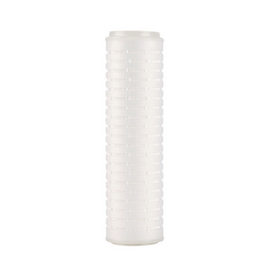 0.22um 10 inch 20 inch Highly Asymmetric Pes Membrane Pleated Filter Cartridge for Beer Vodka Water Final Filtration