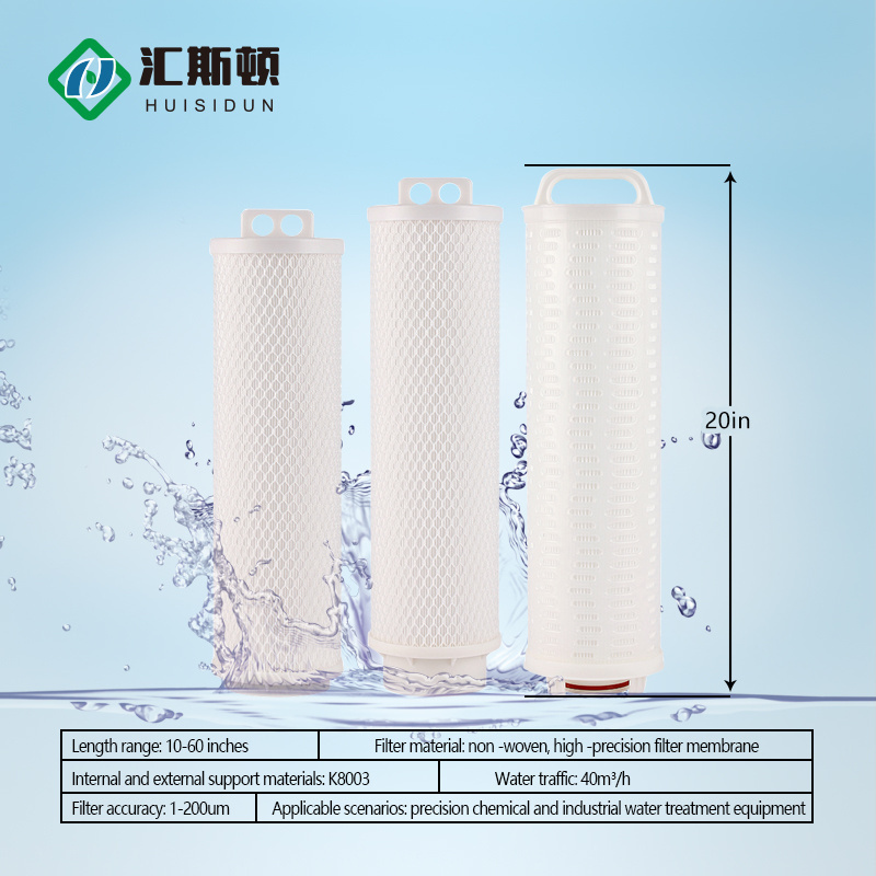 Good quality style filter cartridge series 40 inch 5 micron 3M parker  pp high flow pleated filter element