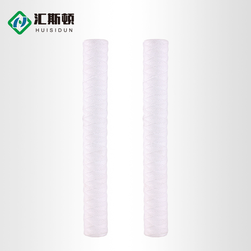 1Micron 5micron 20/40 inch Pp yarn spiral/String Wound Filter Cartridge for Filter impurities rust suspended matter