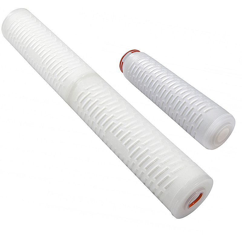 Hydrophilic Pes Membrane 0.22um 10inch 20inch 30inch PP Pleated Filter Cartridges for wine filtration