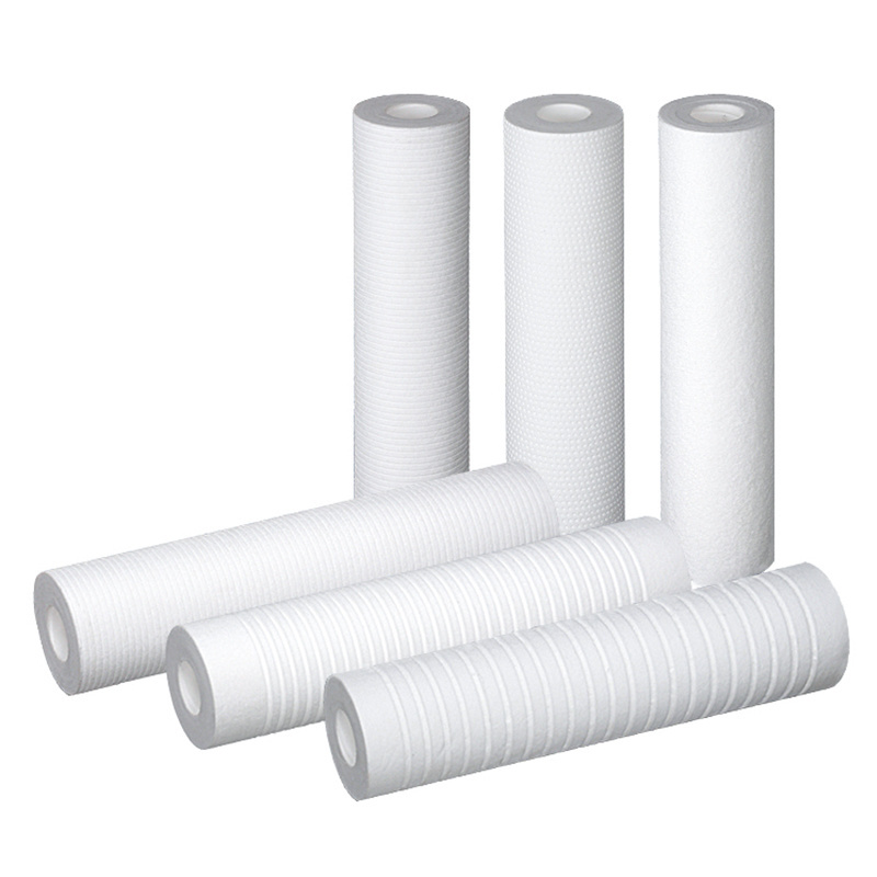 10 inch PP water filter cartridge 1 micron home using pp cotton filter