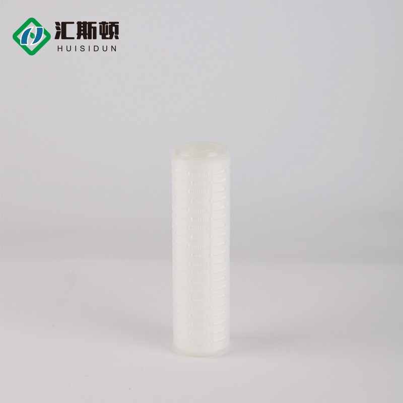 0.22um 10 inch 20 inch Highly Asymmetric Pes Membrane Pleated Filter Cartridge for Beer Vodka Water Final Filtration