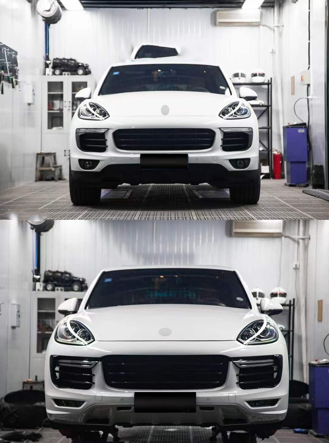 Favorable Price bumper kit for Porsche Cayenne 958.2 modify Turbo+GTS Bodykit front bumper rear lip wheel arches