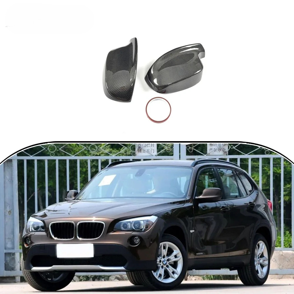 Carbon Fiber side mirror motor Covers for BMW E84 X1  F25 X3 2011-2013 mirror side view