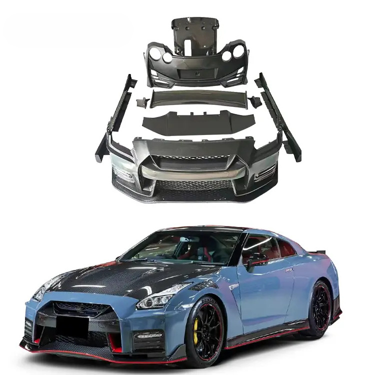 NISM Style Half Carbon Body Kit For GTR R35 Car Bumper 2008-2017