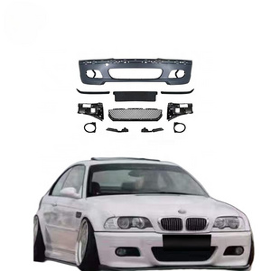 DJH Body kits For BMW 3 Series E46 upgrade MT front car bumper e46 car bumper car grill