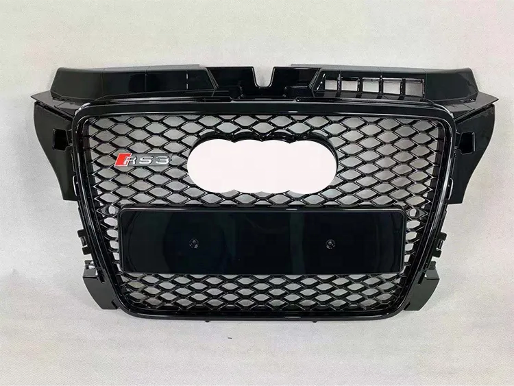 High Quality Black RS3 Car Grid Grille for RS3 A3 8P style 2009 2010 2011 2012 2013