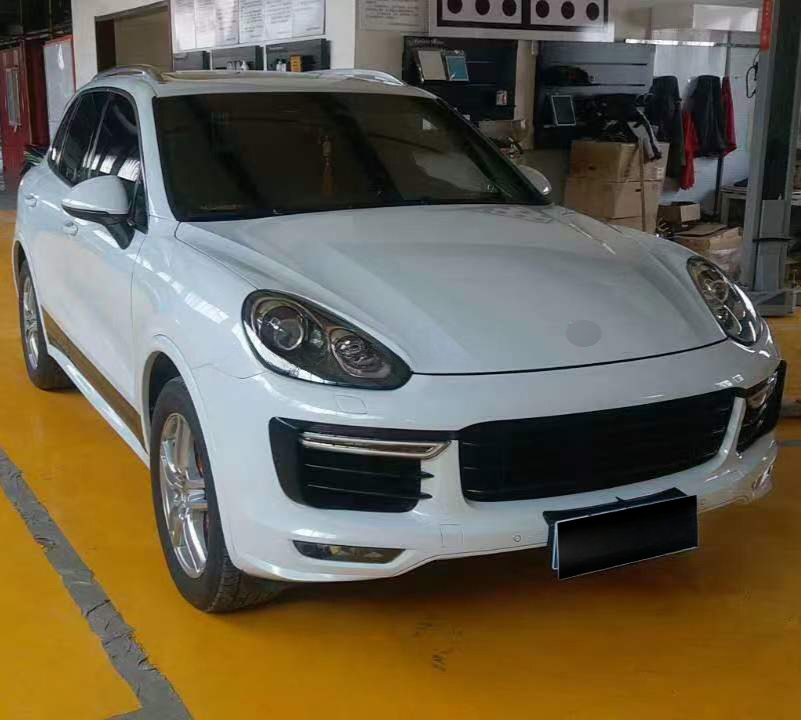 Favorable Price bumper kit for Porsche Cayenne 958.2 modify Turbo+GTS Bodykit front bumper rear lip wheel arches