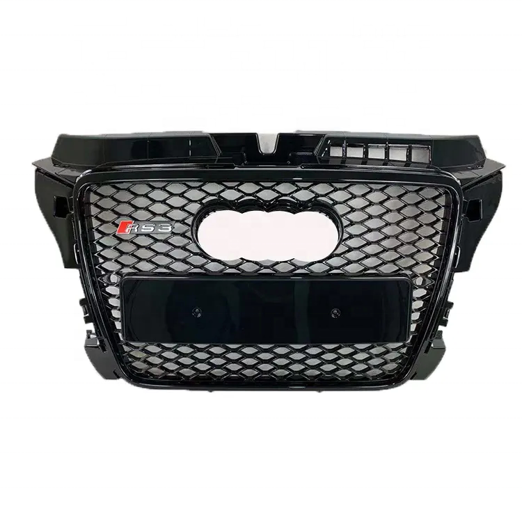 High Quality Black RS3 Car Grid Grille for RS3 A3 8P style 2009 2010 2011 2012 2013