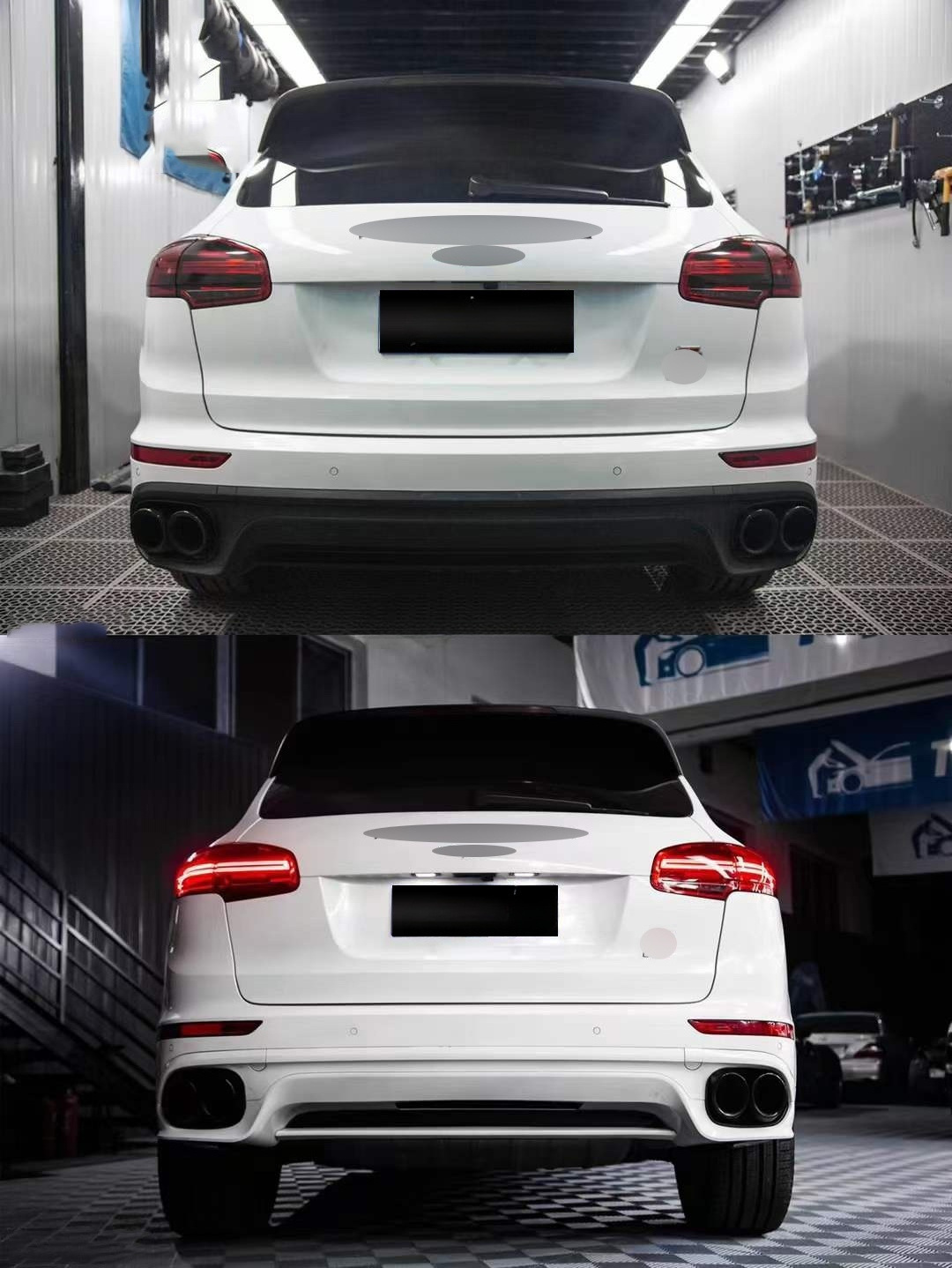 Favorable Price bumper kit for Porsche Cayenne 958.2 modify Turbo+GTS Bodykit front bumper rear lip wheel arches