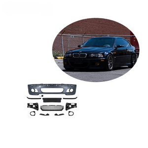 E46 accessories body kit modified upgrade m3 front bumper grille car spoiler for BMW e46