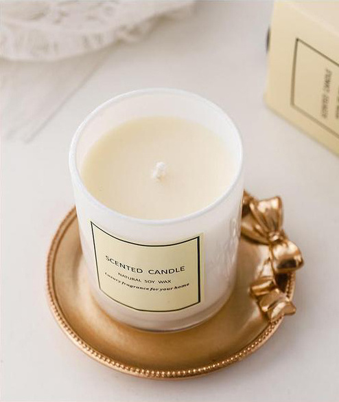 Private Label Logo Luxury Scented Soy Wax Candles/Candels with Jar Box