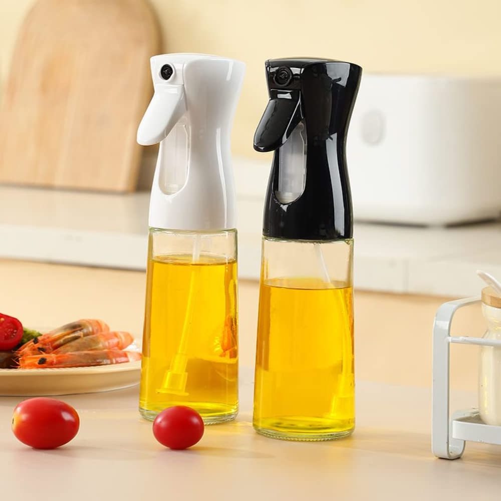 Must-Have Kitchen Gadgets Multifunctional Oil Spray 200ml Glass Olive Oil Spray Bottle for Cooking