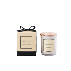 Private Label Logo Luxury Scented Soy Wax Candles/Candels with Jar Box