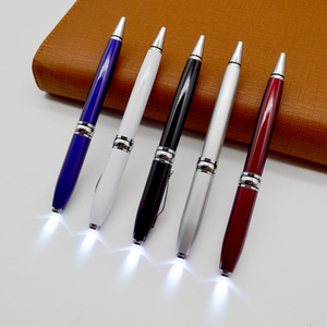 New pen Led light pen metal flashlight pen with logo