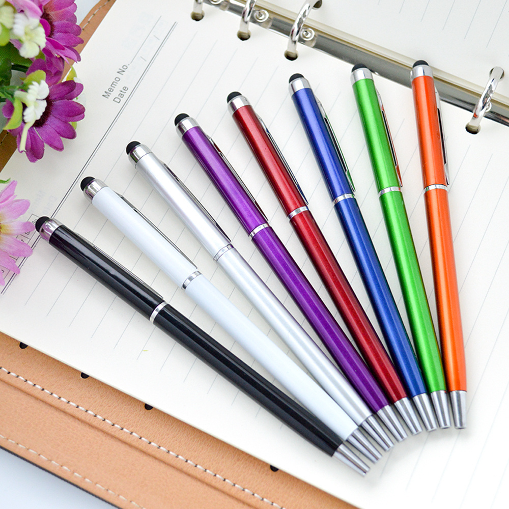 Factory Ballpoint Pens  with custom logo  smart  promotion gift pen metal ball pen Stylus