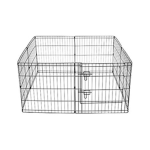 Pet Playpen Puppy Playpen Kennels Dog Fence Exercise Pen Gate Fence Foldable Dog Crate 8 Panels 24 Inch Dog Playpen