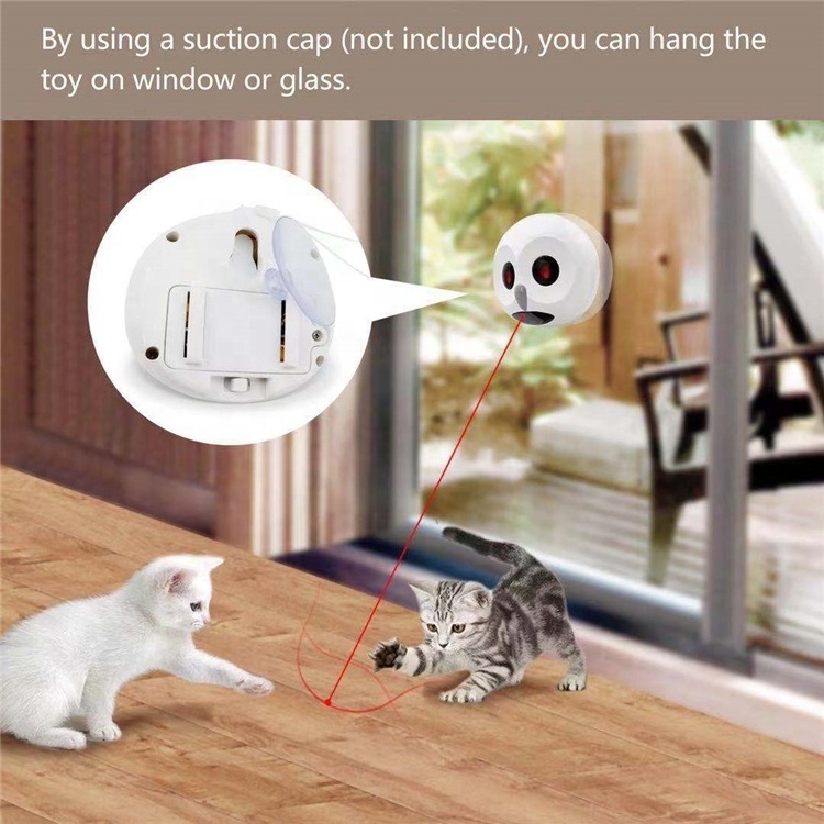 2022 New Owl Electric Toy for Cat LED Laser Toy Cat with 2 AA Batteries