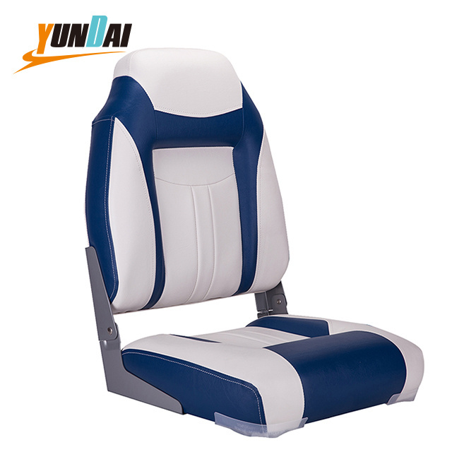 Hot Sale High Back Folding Seats Pontoon Boat High Quality Boat Accessories Other Marine Suppliers Fishing Boat Seats