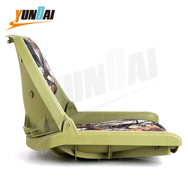 Foldable Camouflage Boat Seat Comfortable Camo Boat Bench Seat for Jon Boat