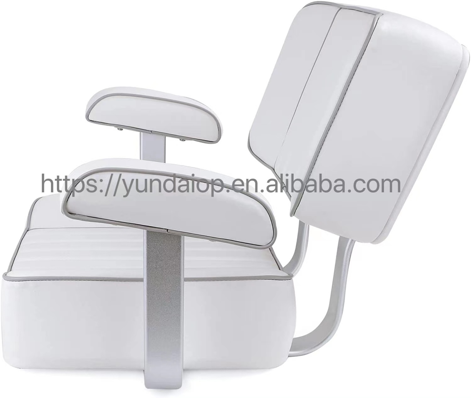 Deluxe Pontoon Captain Boat Seat with Arm Rest Seating Swivel Fishing Pedestal Other Marine Supplier Boat Seats