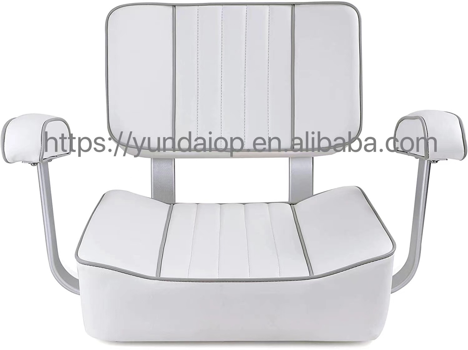 Deluxe Pontoon Captain Boat Seat with Arm Rest Seating Swivel Fishing Pedestal Other Marine Supplier Boat Seats