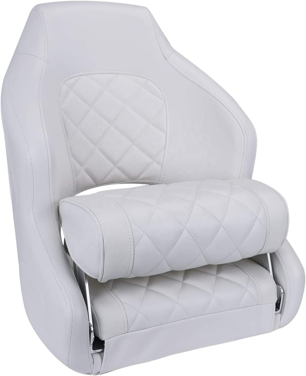 Wholesale White marine captain pontoon boat chair Bucket Captain Helm Boat Seat yacht boat seat manufacturer