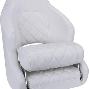 Wholesale White marine captain pontoon boat chair Bucket Captain Helm Boat Seat yacht boat seat manufacturer