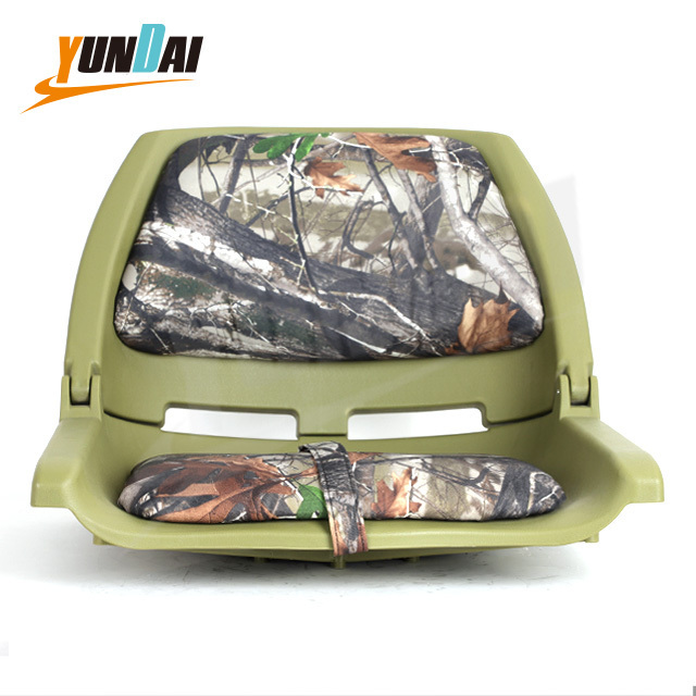 Foldable Camouflage Boat Seat Comfortable Camo Boat Bench Seat for Jon Boat