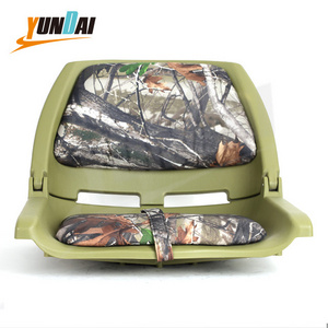 Foldable Camouflage Boat Seat Comfortable Camo Boat Bench Seat for Jon Boat