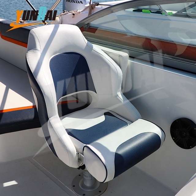 Marine Captains Pontoon Boat Chair Sport Flip Up with Boat Seat Cover Bucket for Pedestal Base of Boat Seats