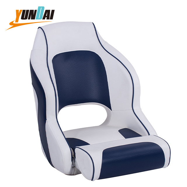 Hot Sale High Back Folding Seats Pontoon Boat High Quality Boat Accessories Other Marine Suppliers Fishing Boat Seats