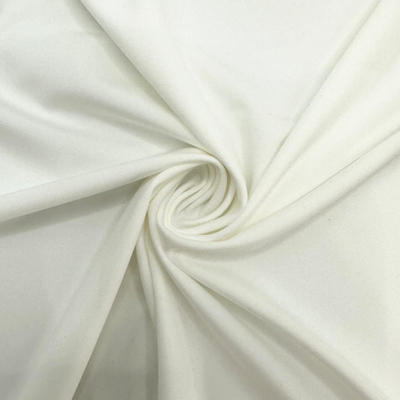 Custom Color Soft 85 Nylon 15 Spandex White Solid Stretch Interlock Jersey Fabric Cloth Yoga Fabric