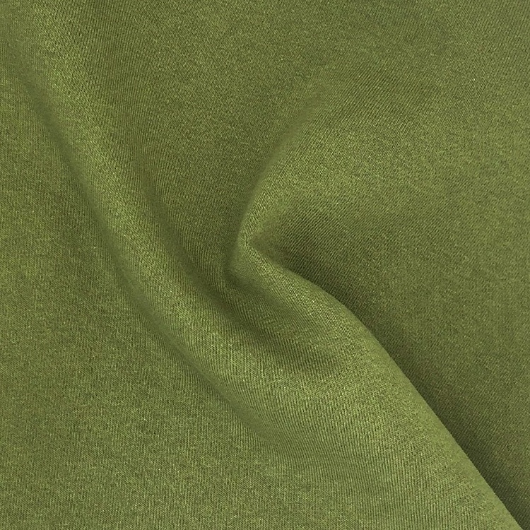 heavyweight 325GSM 60 cotton 40 polyester solid back brushed fabric polyester cotton fabric cotton fleece fabric