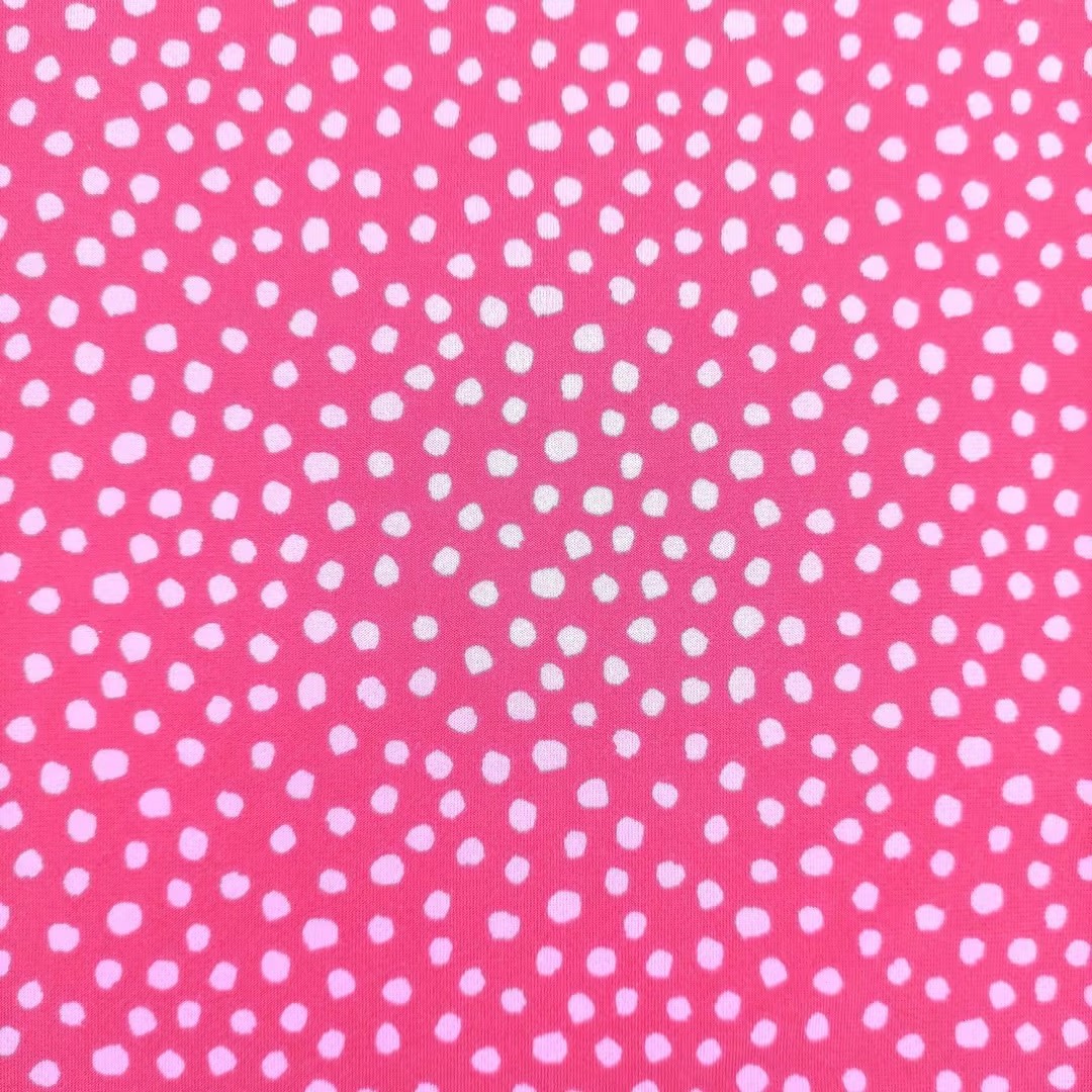 Manufacturer Wholesale Wrinkle Resistant Swiss Dot Fabric Sublimation Print 95 Polyester 5 Elastane Fabric