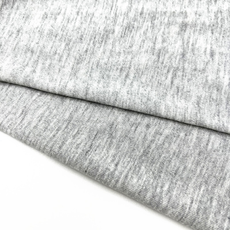 Polyester Rayon 190GSM 67% polyester  29% rayon 4% spandex plain  rayon stretch single jersey knit fabric