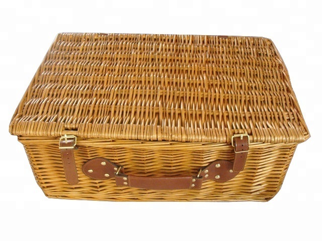 Cheap Customized Design Wicker Picnic Basket For Outdoor Carrying