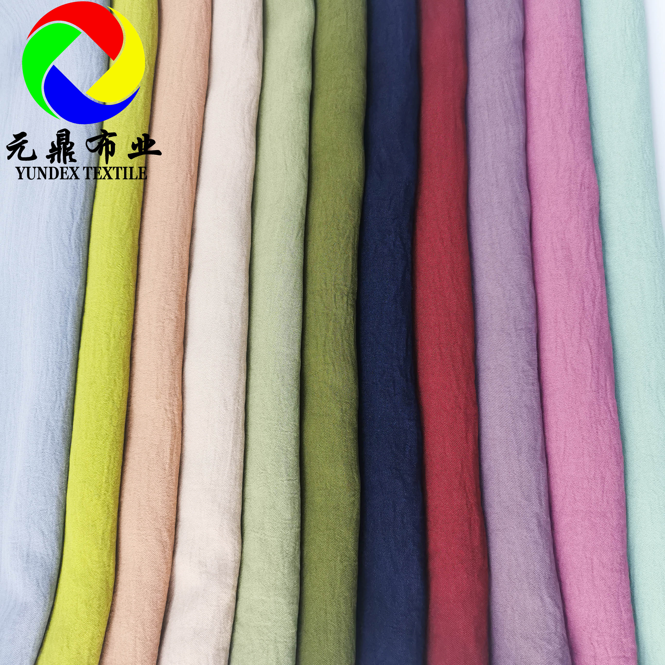 Wholesale Kain 180D Polyester 165gsm cey Crinkle airflow Rayon crinkle crepe fabric for hijab abaya dress and scarf