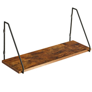 Open bookshelves/wall hangers/storage display shelves for bedroom, kitchen, bathroom and living room. Wood and metal