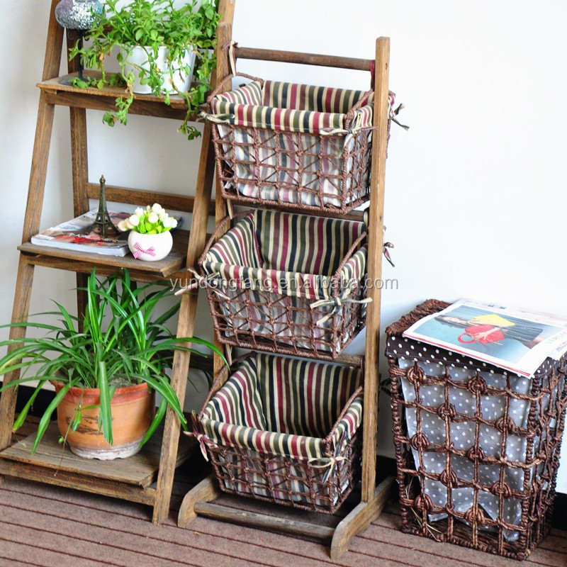 Different appearance hanging basket supplier plant pot storage racks