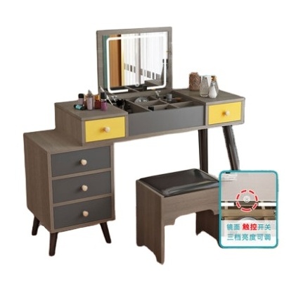 LED Mirror With Dressing Table Bulb Lights Makeup Speaker makeup vanity table with lighted mirror dressing table with drawers