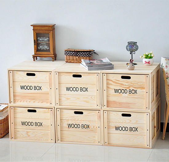 Drawer Shaped Wooden Storage Chest/Wooden Storage Box